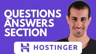 How to Add a list of questions and answers Section in Hostinger Website Builder