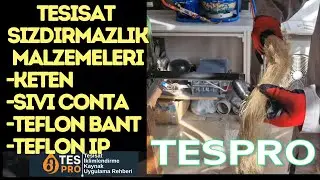 TESİSAT SIZDIRMAZLIK MALZEMLERİ #tamir #tesisat  #tesisatçı #keten #conta #teflonbant #boru #musluk