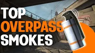 CS:GO - Essential Overpass Smokes 2021