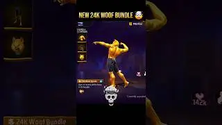 Upcoming 24K Woof Bundle 🤯: Free Fire New Legendary Bundle 🔥☠!! #shorts