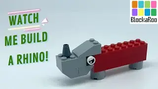 LEGO '10693 IDEAS' EASY RHINO (SPEED BUILD).