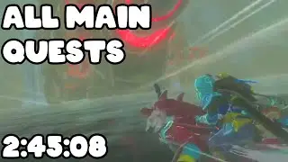 BotW All Main Quests speedrun Former WR - 2:45:08