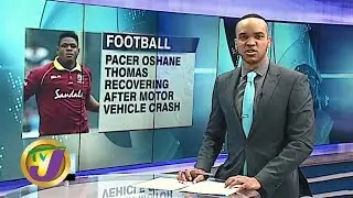 TVJ Sports News | Oshane Thomas Recovering from Motor Vehicle Crash
