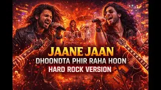 Jaane Jaan Dhoondta Phir Raha&ndash; If It Was Hard Rock | Desi Rock Fusion | Retro Fire & Electric Vibes