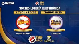 Sorteo JPS EN VIVO 17/01/2026 | 3 Monazos y Nuevos Tiempos (TARDE) | LotiMagic