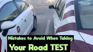 Common mistakes in the driving test