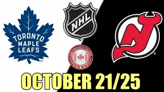 Toronto Maple Leafs vs New Jersey Devils October 21 25 w/Superbman