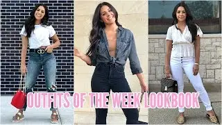 HAUL! OUTFITS OF THE WEEK LOOKBOOK! SUMMER TO FALL TRANSITION!