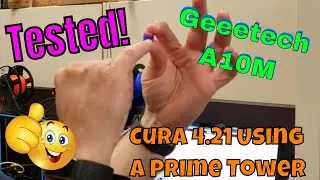 Tested! Dual Colors with a Prime Tower on the A10M using Cura 4.21