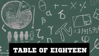 Table of 18 #tableof18 #table #kidsstartv