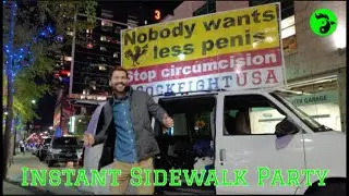 Instant Sidewalk Party Cockfight-Style