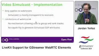 LiveKit Support for GStreamer WebRTC Elements | GStreamer Conference 2024