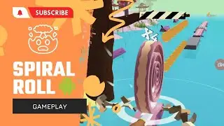 Collect coins and break through walls in Spiral Roll! Android iOS Gameplay MAX Levels