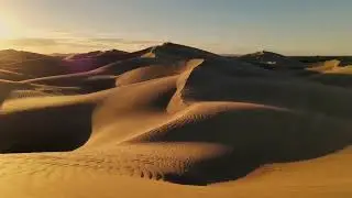 Desert Sunset Dunes | Calm Nature Background Video for Meditation & Sleep