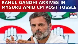 Karnataka Congress Power Tussle Buzz: Rahul Gandhi Lands In Mysuru, Welcomed By Senior Leadership