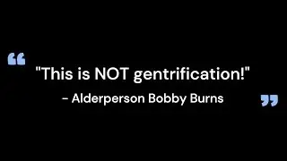 Short Clip:  What would be the signs of gentrification for residents to watch for?