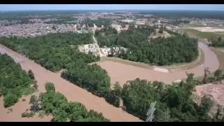 Flooding of Spring Creek - May 28th 2016 - DJI Phantom 4