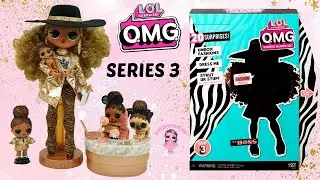 LOL Surprise OMG Series 3 Da Boss Unboxing Fashion Doll LOL Surprise Boss Queen Family