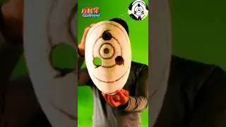 Obito War Mask with Paper Clay | Naruto Shippuden Craft #obito #obitomask #shorts