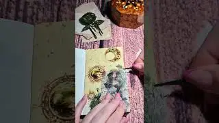Soft Background Music or Silence? #asmr #journaling #stickerjournaling
