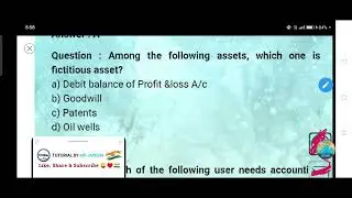 Among the following assets, which one is fictitious asset?