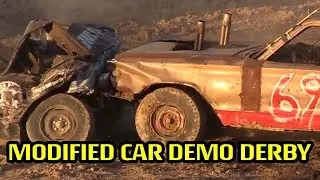 Modified Class Demo Derby at AV Fair 2017