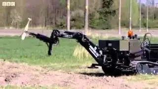 Remote Controlled Mine Sweeping Robot