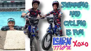 SWIMMING AND CYCLING LESSON OF RYLU #learningisfun