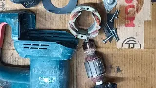 BOSCH 5 KG BREAKER GSH 500 DON'T START.FIELD COIL SHORT AND REPLACED