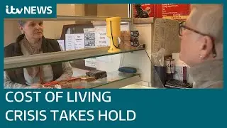 Energy price cap increases bills for families across UK as cost of living crisis deepens | ITV News