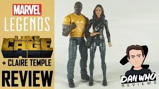 Marvel Legends Luke Cage Claire Temple 2 Pack Action Figure Toy Review