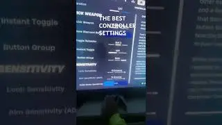 THE BEST CONTROLLER SETTINGS IN FORTNITE #chapter6 deadzone in comments