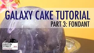 Galaxy Cake Tutorial - Fondant