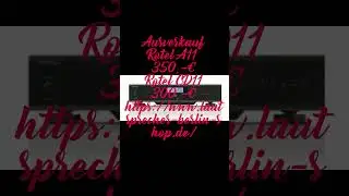 Ausverkauf! Rotel A11 + CD11