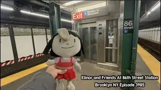 Elinor and Friends At 86th Street Subway Station Brooklyn NY Episode 3985