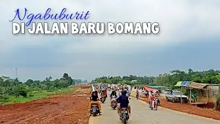 Suasana Awal Ramadhan 1444 H Di Jalan Baru Bomang Kabupaten Bogor