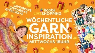 Hobbii LIVE Shopping 🧶 Deals, Spa&szlig; und kreative Ideen ohne Ende! 🎉