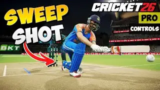 Как выполнить удар &laquo;свип-шот&raquo; в Cricket 26 Pro: управление битой