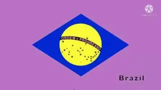 worlds flags  animation (with names) in g major