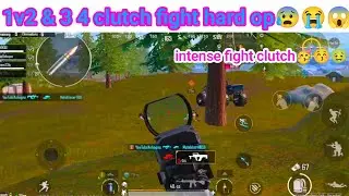 1v2 & 3 4 clutch fight hard op😰😭😱#bgmi #pubgmobile #pubg #Xoho Gamerz