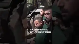 Israeli forces assault and arrest two Palestinians during demolition operations in Silwan