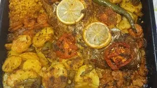 طجين ديال الحوت فالفرااااان نتمنى يعجبكم 😋