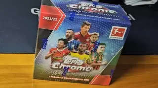 2021-22 Topps Chrome Bundesliga Soccer Sapphire Edition | 2 Parallels Per Box!