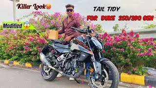 #ktm Duke 250 gen3 | Tail Tidy | Best Modification |
