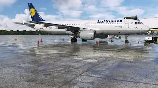 GERMANY | Dresden TO Frankfurt *REX ACCUSEASON ADVANCED* Lufthansa Real Ops A320