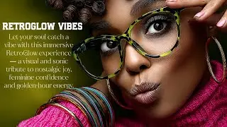 RetroGlow Vibe | TV Wall Art | Neo-Soul + Vintage Visuals to Light Your Mood