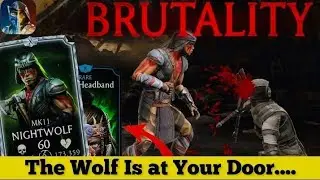MK11 NIGHT WOLF Survival Mode Elder Tower Gameplay MK Mobile | MK11 Team
