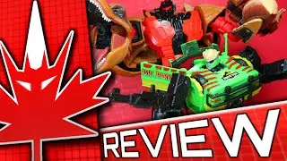 📸 TRANSFORMERS: Collaborative Jurassic Park Mash-Up, Autobot JP93 & TYRANNOCON REX | Review #532