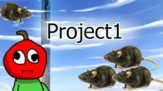 Ich spiele das erste Spiel, dass ich gemacht habe. PROJECT1