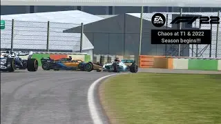 Chaos at T1 & 2022 Season begins!!! & 5 Laps of Susuka | Real Racing 3 (F1 22)